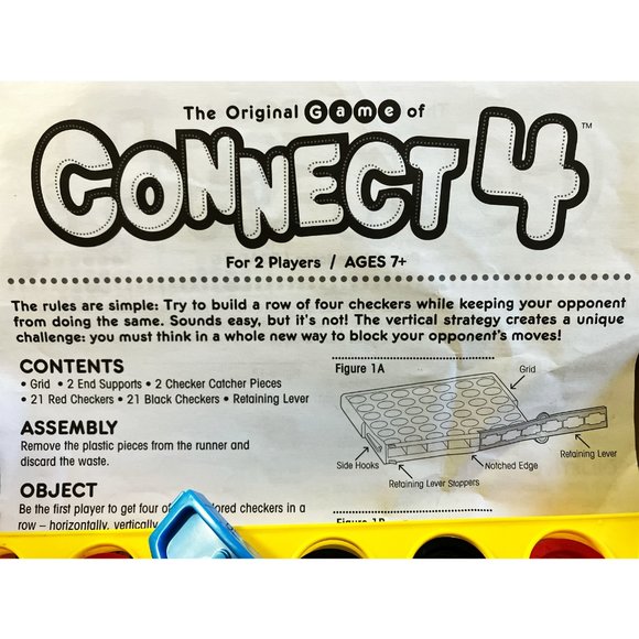 VTG Game Connect 4 Milton Bradley 100% Complete 1st Collection Frame Upgrade VG+ - Picture 8 of 8